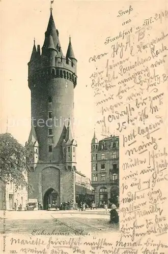 AK / Ansichtskarte Frankfurt_Main Eschenheimer Platz Frankfurt Main