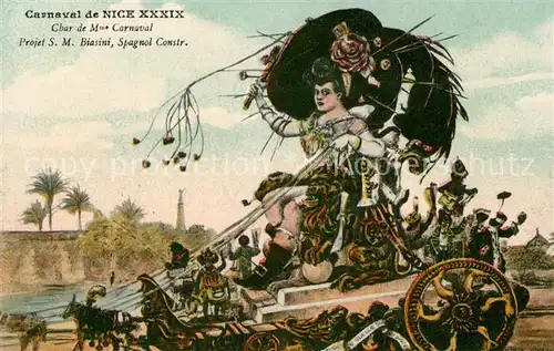 AK / Ansichtskarte Nice_Alpes_Maritimes Carnaval Kuenstlerkarte Nice_Alpes_Maritimes