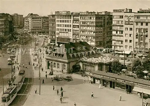 AK / Ansichtskarte Frankfurt_Main Hauptwache Strassenbahn Frankfurt Main