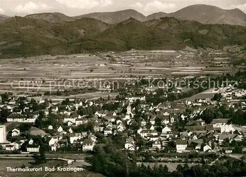 AK / Ansichtskarte Bad_Krozingen Fliegeraufnahme Bad_Krozingen