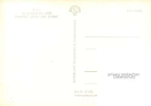 AK / Ansichtskarte Berlin Interhotel Unter den Linden Berlin