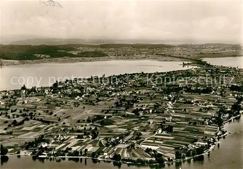 AK / Ansichtskarte Reichenau_Bodensee Fliegeraufnahme Reichenau Bodensee