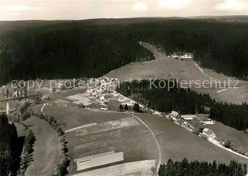 AK / Ansichtskarte Lauterbad Fliegeraufnahme mit Pension Landhaus Waldesruh Lauterbad