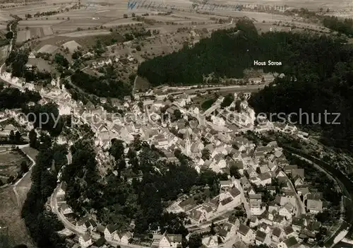 AK / Ansichtskarte Wildberg_Schwarzwald Fliegeraufnahme Wildberg Schwarzwald