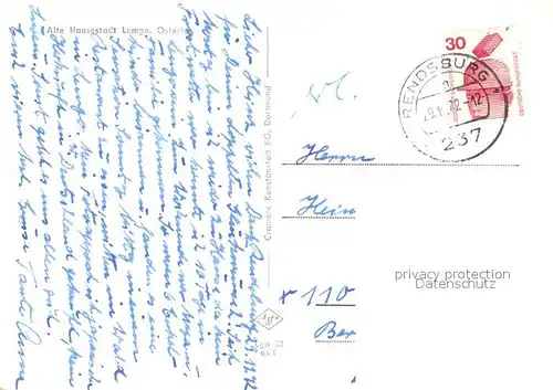 AK / Ansichtskarte Lemgo Ostertor Lemgo