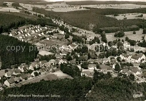 AK / Ansichtskarte Neuhaus_Solling Fliegeraufnahme Neuhaus Solling