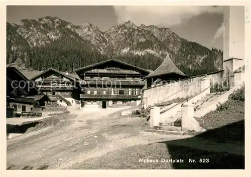 AK / Ansichtskarte Alpbach Dorfplatz Alpbach