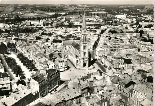 AK / Ansichtskarte Bergerac Vue generale aerienne La Cathedrale Bergerac