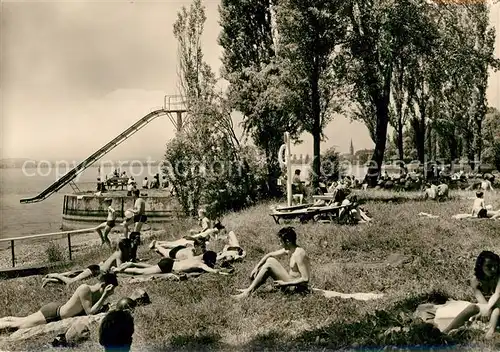 AK / Ansichtskarte Radolfzell_Bodensee Mettnau Strandbad Radolfzell Bodensee