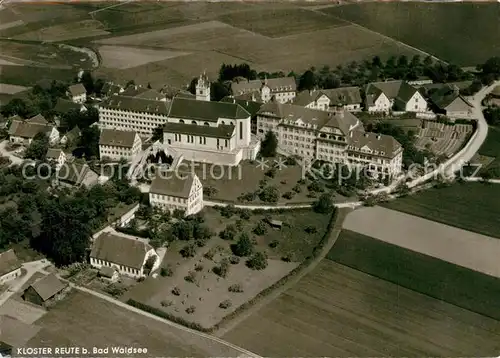 AK / Ansichtskarte Bad_Waldsee Kloster Reute Fliegeraufnahme Bad_Waldsee