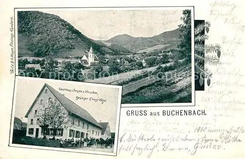 AK / Ansichtskarte Buchenbach_Breisgau Gasthaus Hirschen  Buchenbach Breisgau