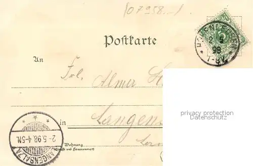 AK / Ansichtskarte Hohenleuben Marktplatz Ruine Reichenfels Rettungshaus Hohenleuben