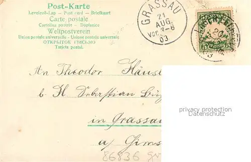 AK / Ansichtskarte Lechfeld_Lager Platzcomando Offieziers Dienstgebaeude Lechfeld_Lager