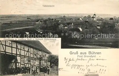 AK / Ansichtskarte Buehren_Goettingen Gasthaus weissen Ross  Buehren Goettingen