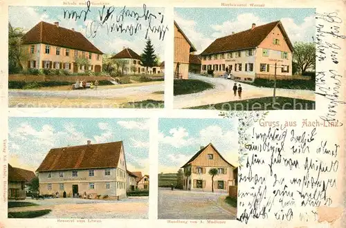 AK / Ansichtskarte Aach Linz Brauerei Loewen Bierbrauerei Werner Aach Linz