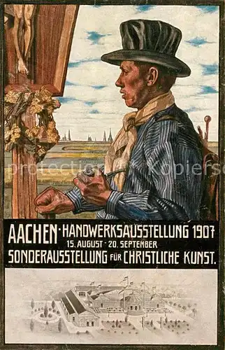 AK / Ansichtskarte Aachen Handwerksausstellung Christiliche Kunst Aachen