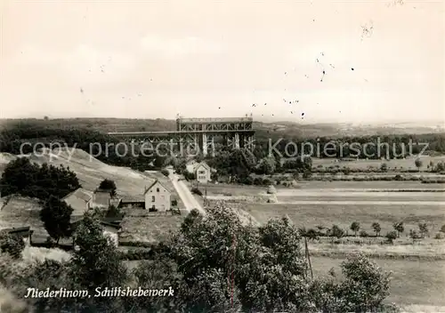 AK / Ansichtskarte Niederfinow Schiffshebewerk Niederfinow