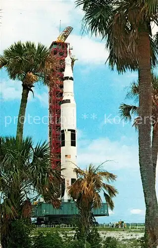 AK / Ansichtskarte Raumfahrt Kennedy Space Center Florida Apollo 11 Saturn V  Raumfahrt