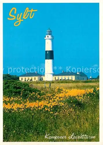AK / Ansichtskarte Leuchtturm_Lighthouse Kampen Sylt  Leuchtturm Lighthouse