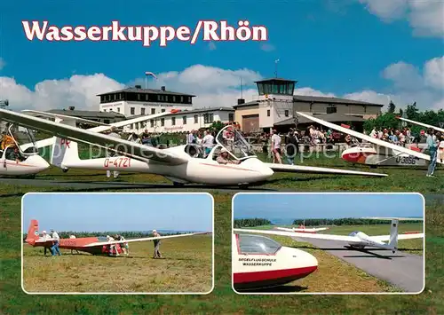 AK / Ansichtskarte Segelflug Wasserkuppe Rhoen  Segelflug