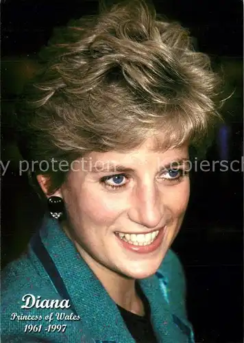AK / Ansichtskarte Persoenlichkeiten Diana Princess of Wales  Persoenlichkeiten