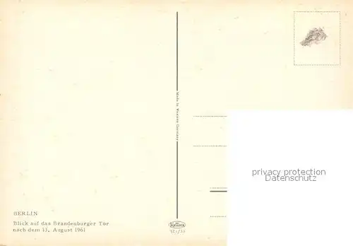AK / Ansichtskarte Berliner_Mauer_Berlin_Wall Brandenburger Tor  Berliner_Mauer