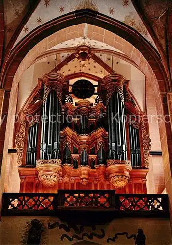 AK / Ansichtskarte Kirchenorgel Liebfrauenkirche Oberwesel  Kirchenorgel