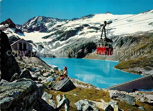 AK / Ansichtskarte Seilbahn Weiss See Rudolfshuette Tauernkogel Kaiser Baerenkopf  Seilbahn
