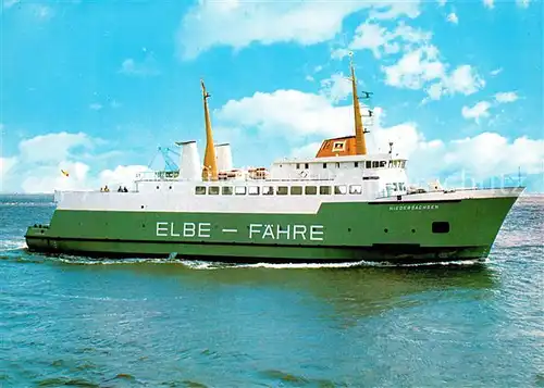 AK / Ansichtskarte Faehre Elbe Faehre MS Niedersachsen Cuxhaven Brunsbuettel Faehre