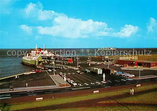 AK / Ansichtskarte Faehre Elbe Faehre Vikingfjord Faehrhafenanlagen Cuxhaven  Faehre