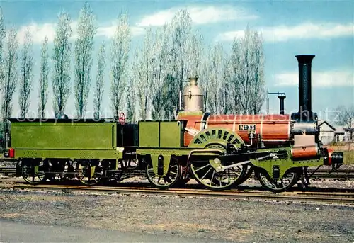 AK / Ansichtskarte Lokomotive Buddicom Nr. 33 Paris a Rouen Lokomotive