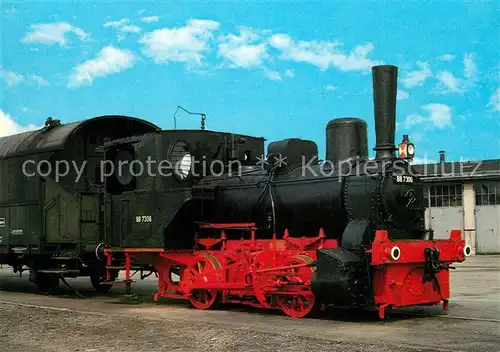 AK / Ansichtskarte Lokomotive Tenderlokomotive 88 7306 Deutsche Bundesbahn  Lokomotive