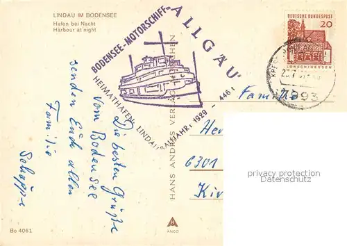 AK / Ansichtskarte Motorschiffe Konstanz Lindau Bodensee Hafen Motorschiffe