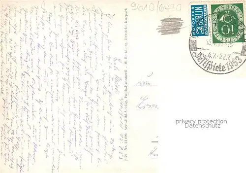 AK / Ansichtskarte Bad_Hersfeld Fliegeraufnahme Bad_Hersfeld