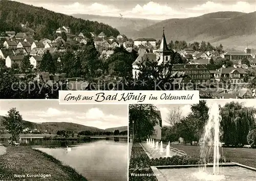 AK / Ansichtskarte Bad_Koenig_Odenwald Neue Kuranlagen Wasserspiele Bad_Koenig_Odenwald