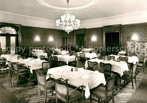 AK / Ansichtskarte Bad_Kissingen Saale Sanatorium Speisesaal Bad_Kissingen