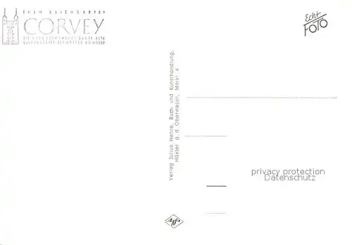 AK / Ansichtskarte Corvey Schloss  Corvey