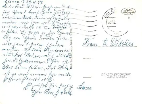 AK / Ansichtskarte Giessen_Lahn Stadttheater Giessen_Lahn