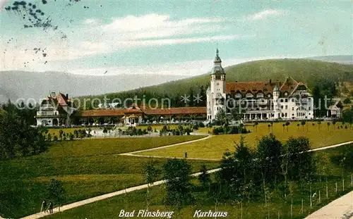 AK / Ansichtskarte Bad_Flinsberg_Swieradow_Zdroj Kurhaus Bad_Flinsberg