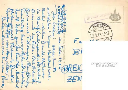 AK / Ansichtskarte Eichstaett_Oberbayern Partie an der Altmuehl Eichstaett_Oberbayern