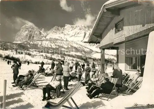 AK / Ansichtskarte Cortina_d_Ampezzo Pocol Pista Bar Le Tofane Cortina_d_Ampezzo
