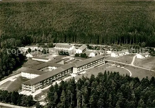 AK / Ansichtskarte Schoemberg_Freudenstadt Roemerberg Klinik Fliegeraufnahme Schoemberg_Freudenstadt