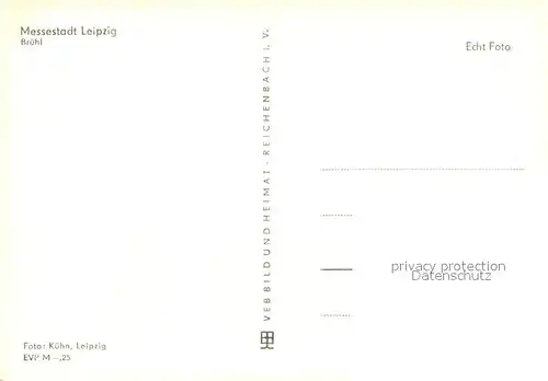 AK / Ansichtskarte Leipzig Bruehl Leipzig