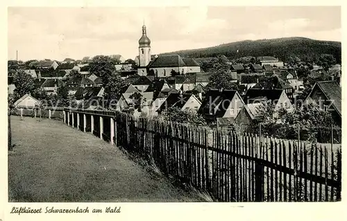 AK / Ansichtskarte Schwarzenbach_Wald Ortsansicht Schwarzenbach Wald