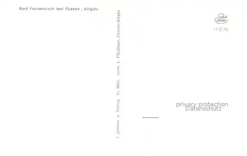 AK / Ansichtskarte Bad_Faulenbach Sanatorium Notburgaheim Bad_Faulenbach