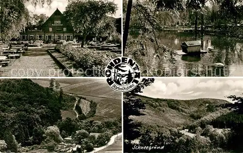 AK / Ansichtskarte Hessisch_Oldendorf Rohdental Schneegrund Fliegeraufnahme Hessisch Oldendorf