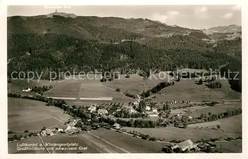 AK / Ansichtskarte Grossholzleute Fliegeraufnahme mit Schwarzem Grat Grossholzleute