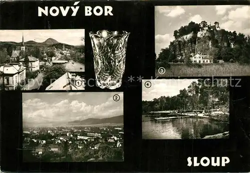 AK / Ansichtskarte Novy_Bor Sloup Fliegeraufnahme  Novy_Bor