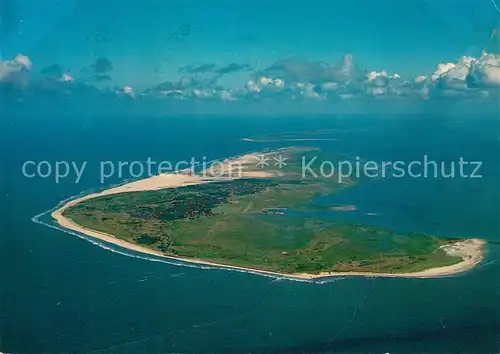 AK / Ansichtskarte Spiekeroog Fliegeraufnahme Insel Spiekeroog