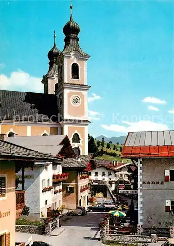 AK / Ansichtskarte Hopfgarten_Brixental Kirchenpartie Hopfgarten Brixental